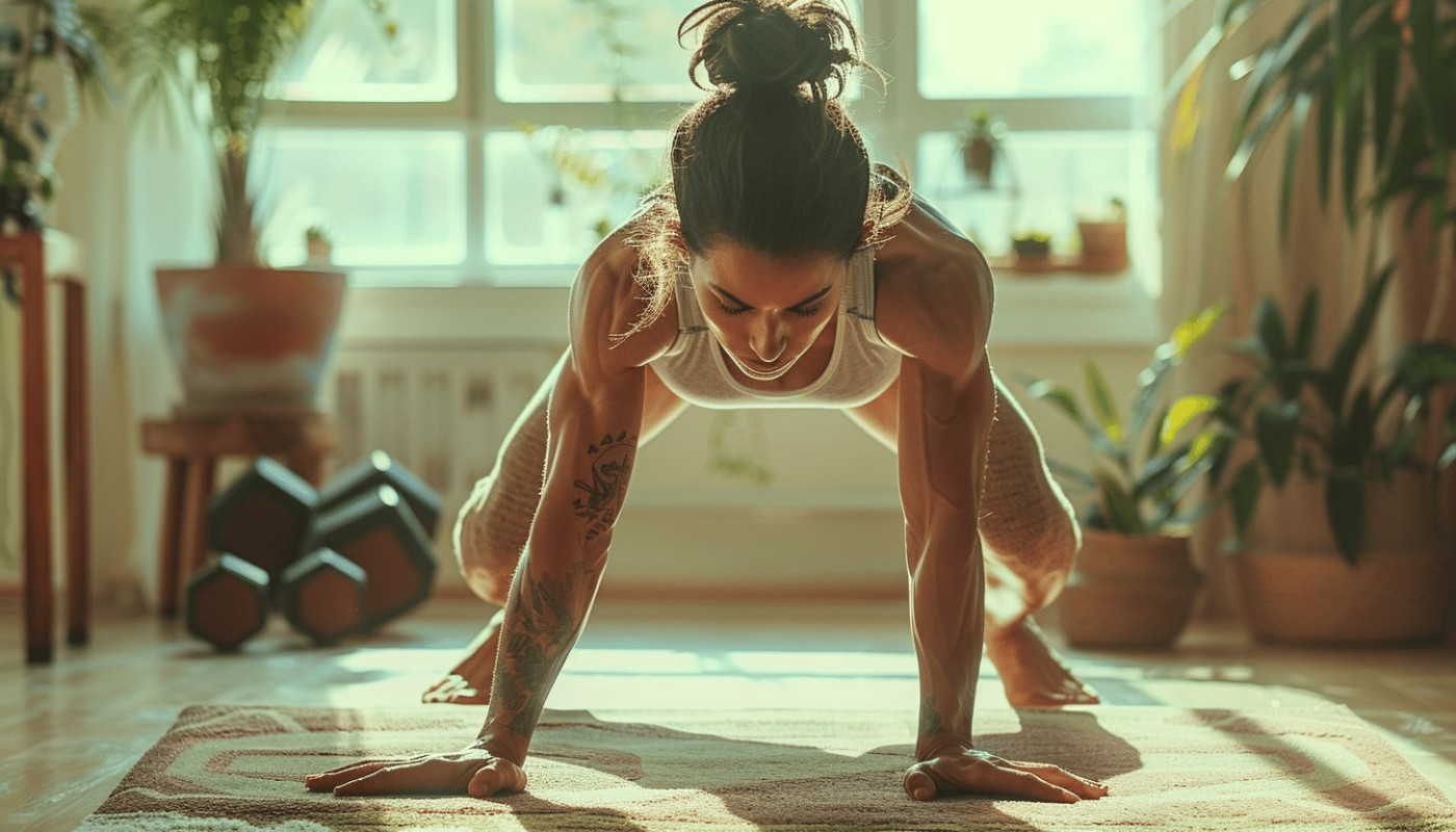 Guide pratique pour les débutants : Exercices de musculation polyarticulaires à réaliser chez soi