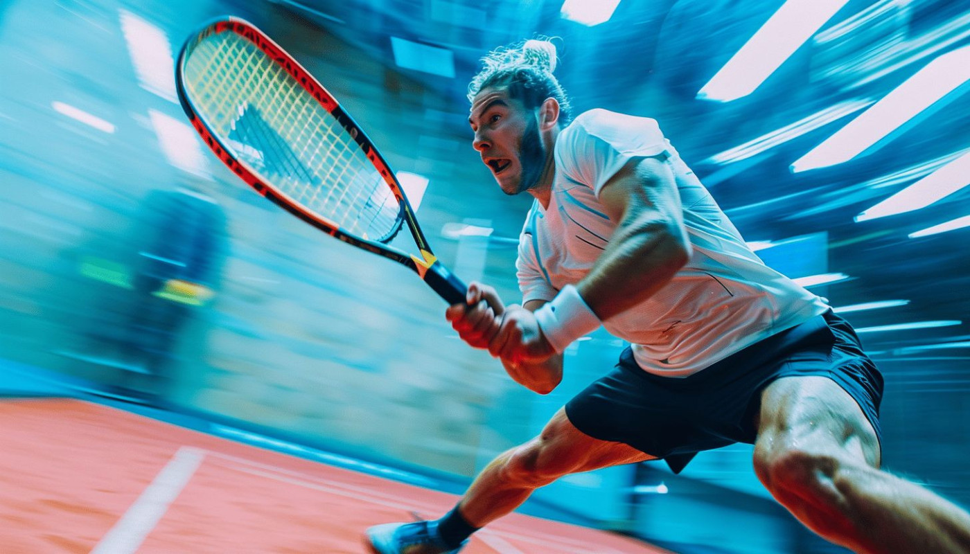 Squash, un sport intense pour tout le corps